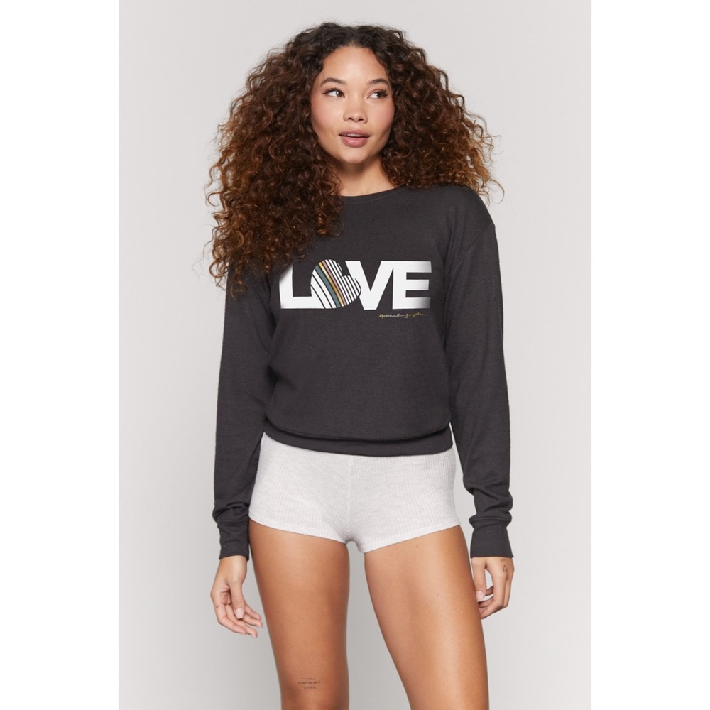 Spiritual Gangster Love Savasana Pullover Size L